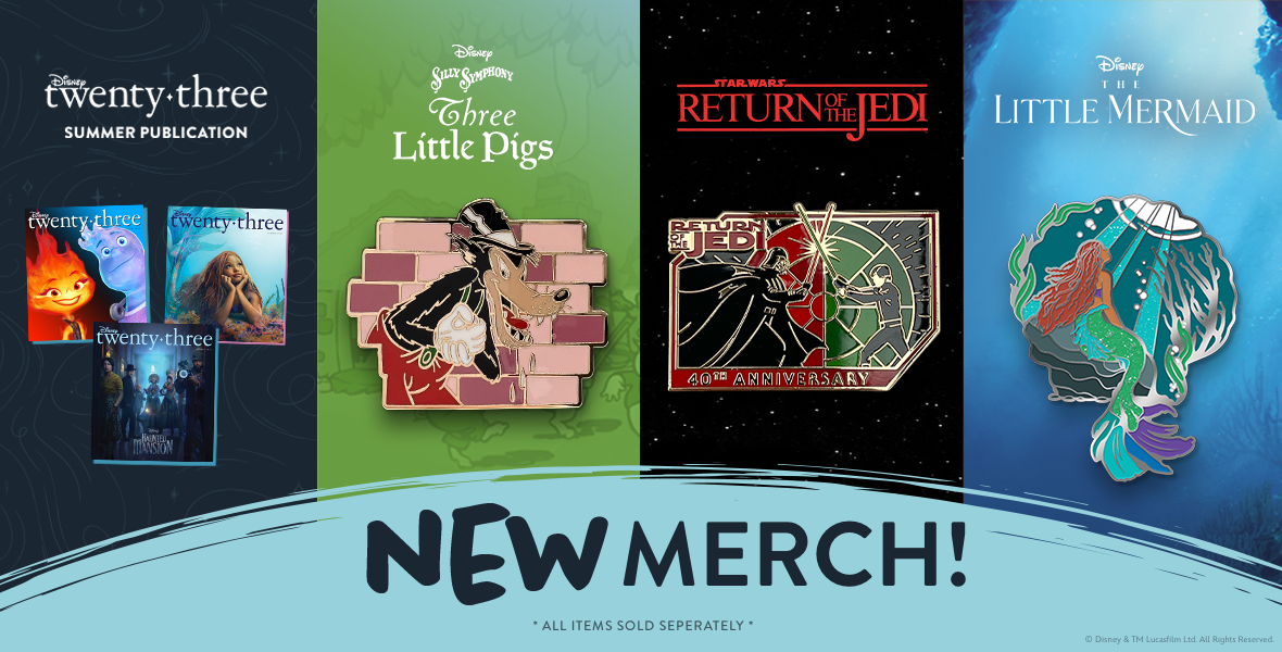 Four New Exclusive Merchandise for D23 Gold Members! - D23