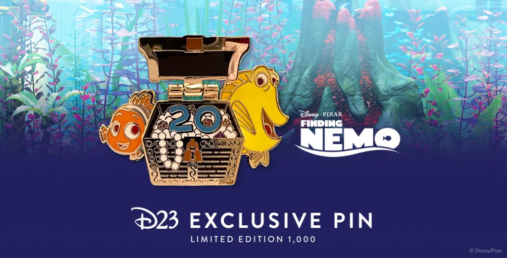 Celebrate 20 Years of Finding Nemo with this Treasure of a Pin!