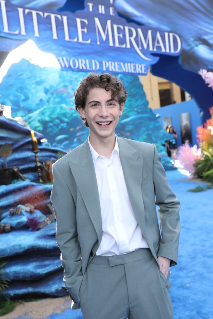 Jacob Tremblay attends the World Premiere of Disney's "The Little Mermaid" at the Dolby Theatre in Hollywood, CA on Monday, May 8, 2023 (photo: Alex J. Berliner/ABImages)
