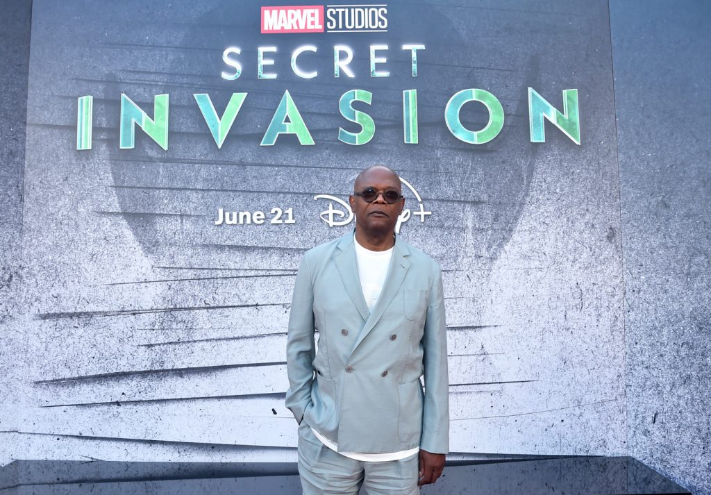 LOS ANGELES, CALIFORNIA - JUNE 13: Samuel L. Jackson attends the Secret Invasion launch event at the El Capitan Theatre in Hollywood, California on June 13, 2023. (Photo by Alberto E. Rodriguez/Getty Images for Disney)