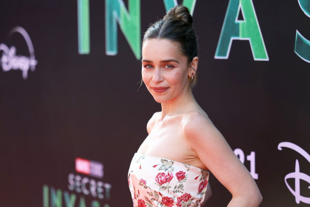 LOS ANGELES, CALIFORNIA - JUNE 13: Emilia Clarke attends the Secret Invasion launch event at the El Capitan Theatre in Hollywood, California on June 13, 2023. (Photo by Jesse Grant/Getty Images for Disney)