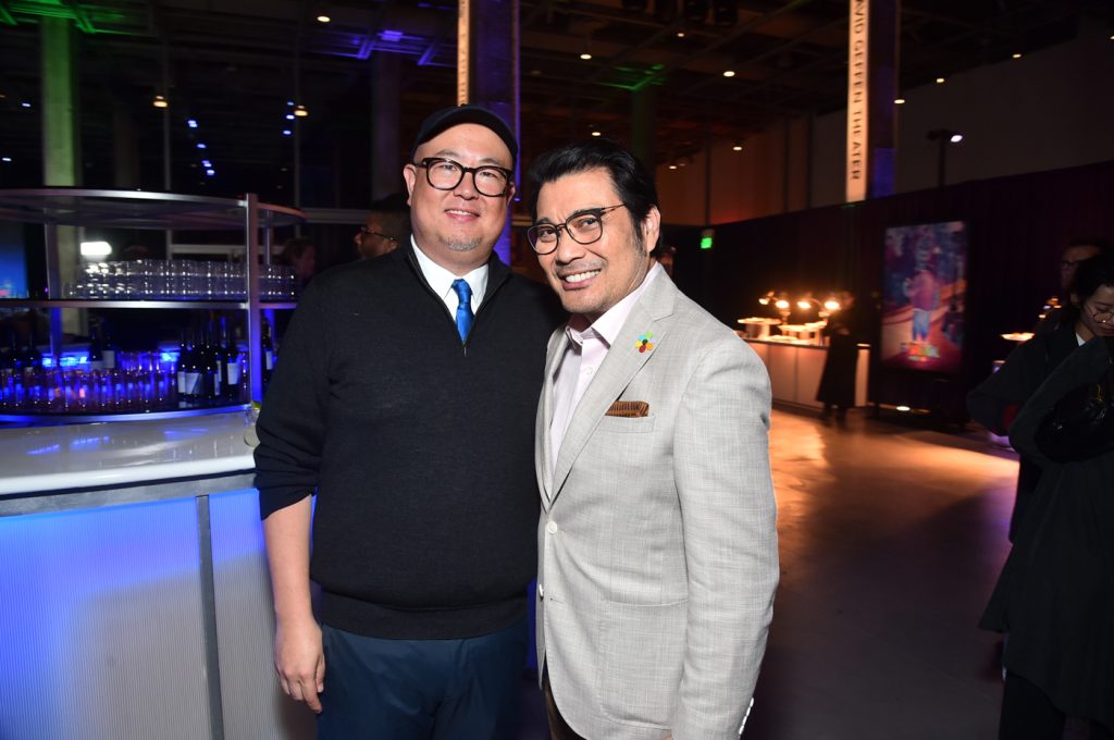 LOS ANGELES, CALIFORNIA - JUNE 08: (L-R) Peter Sohn and Ronnie del Carmen attend the World Premiere of Disney and Pixar's feature film "Elemental" at Academy Museum of Motion Pictures in Los Angeles, California on June 08, 2023. (Photo by Alberto E. Rodriguez/Getty Images for Disney)