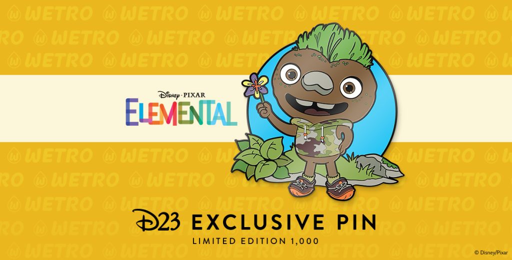 Here’s the Dirt—A New D23 Pin Celebrating Elemental!