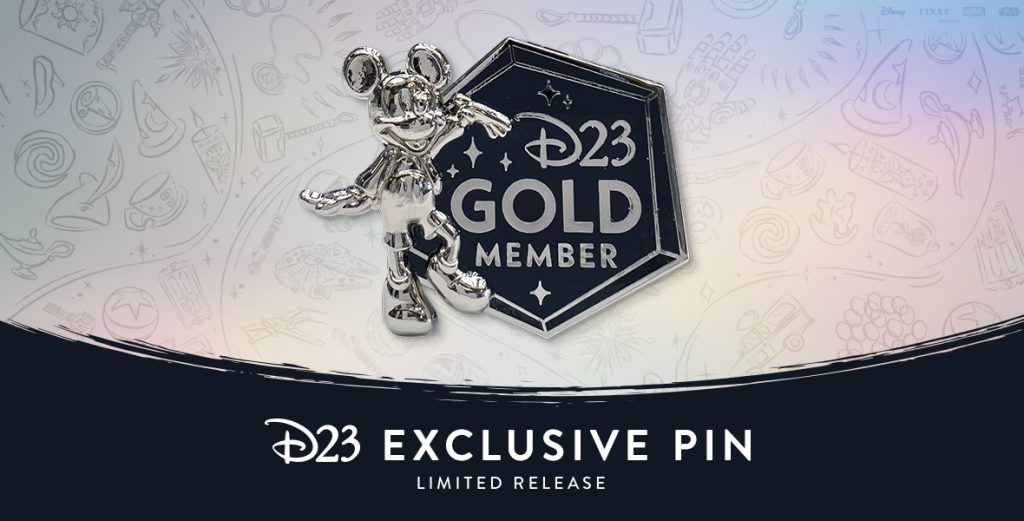 New D23 Gold Member Exclusive Pin—Celebrating the Ultimate Fans!