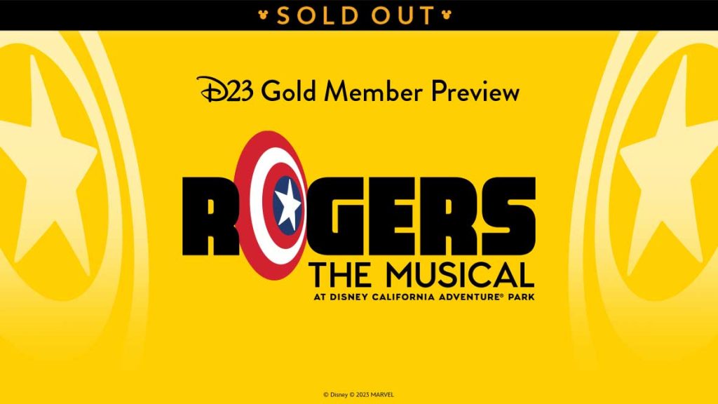 Rogers: The Musical D23 Gold Member Preview at Disney California Adventure Park!