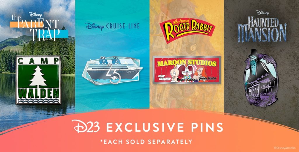 Four Fan-tastic New D23 Exclusive Pins!