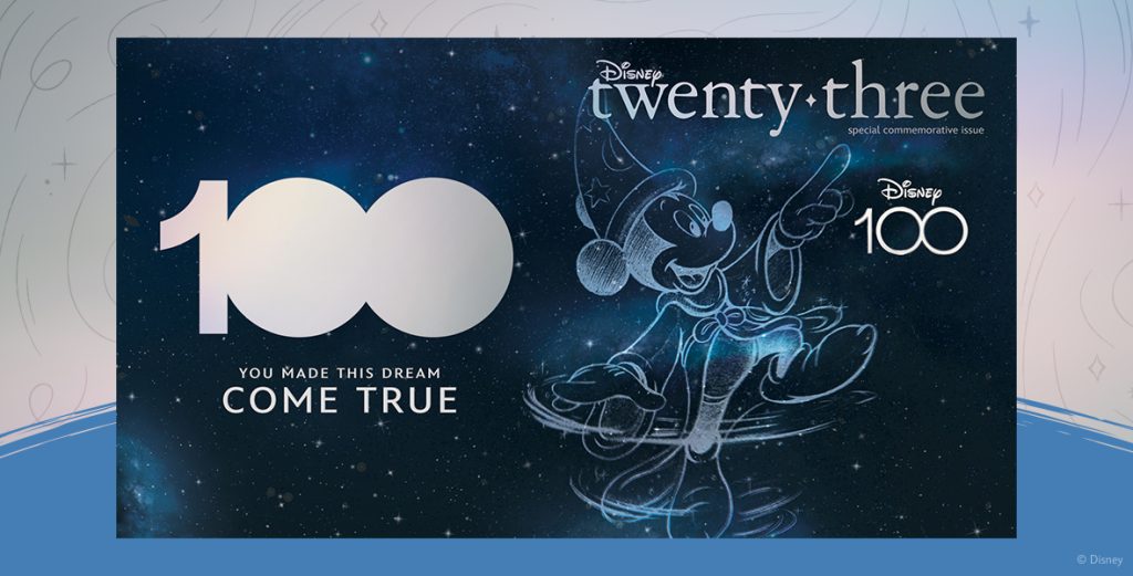 Fall Issue of Disney twenty-three to Honor The Walt Disney Company’s 100-Year Journey