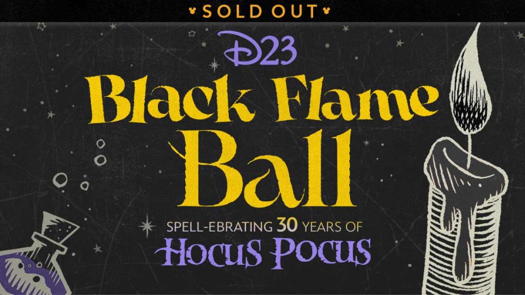 D23 Black Flame Ball: Spell-ebrating 30 Years of Hocus Pocus
