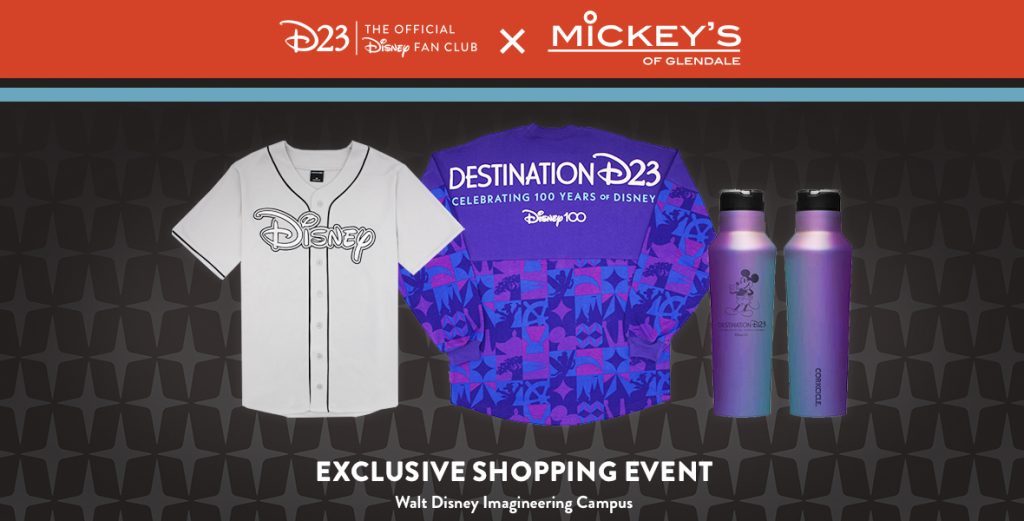 Member Exclusive at Mickey’s of Glendale: Shop Destination D23 Merchandise From the Walt Disney Imagineering Campus