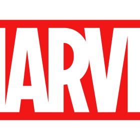 “Marvel” in all-capital, silhouetted white letters against a white background.