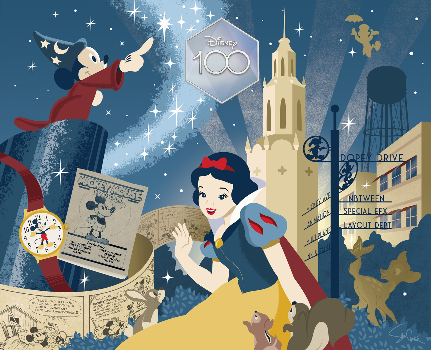 Celebrate Disney100 with All-New “Disney by the Eras” Artwork - D23