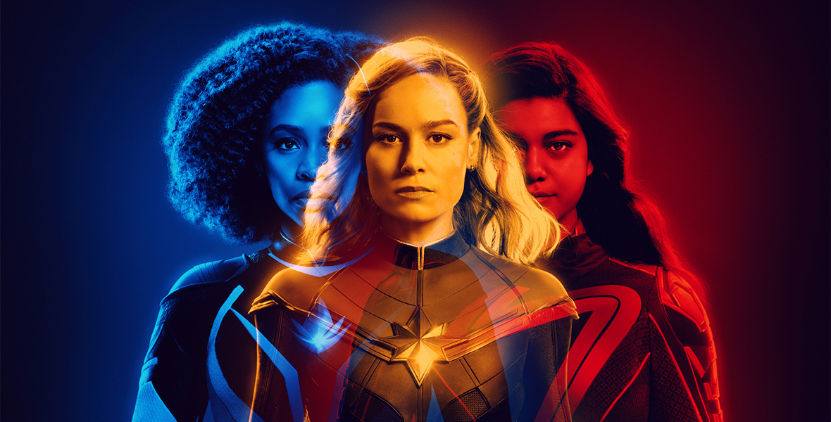 The Marvels - Official Trailer (2023) Brie Larson, Teyonah Parris, Iman  Vellani 