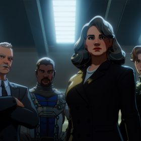 Black Panther/King T’Chaka, Howard Stark, Bill Foster/Goliath, Peggy Carter, Dr. Wendy Lawson/Mar-vell, and Hank Pym/Ant-Man in Marvel Studios' What If...? Season 2