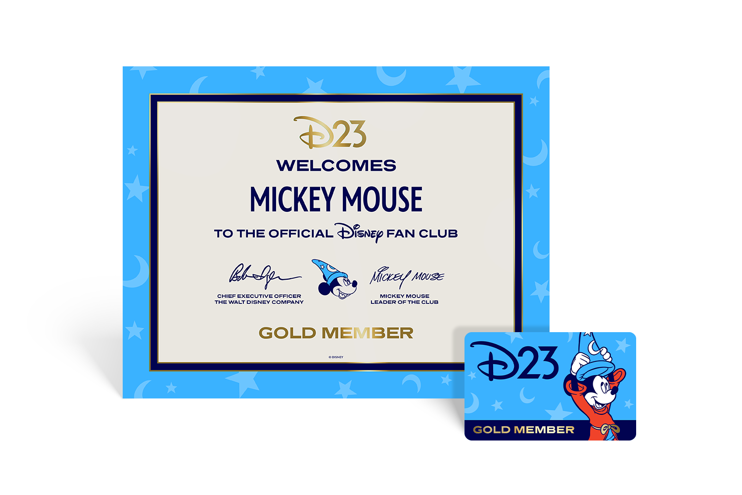 2024 Collector Set Card and Certificate D23