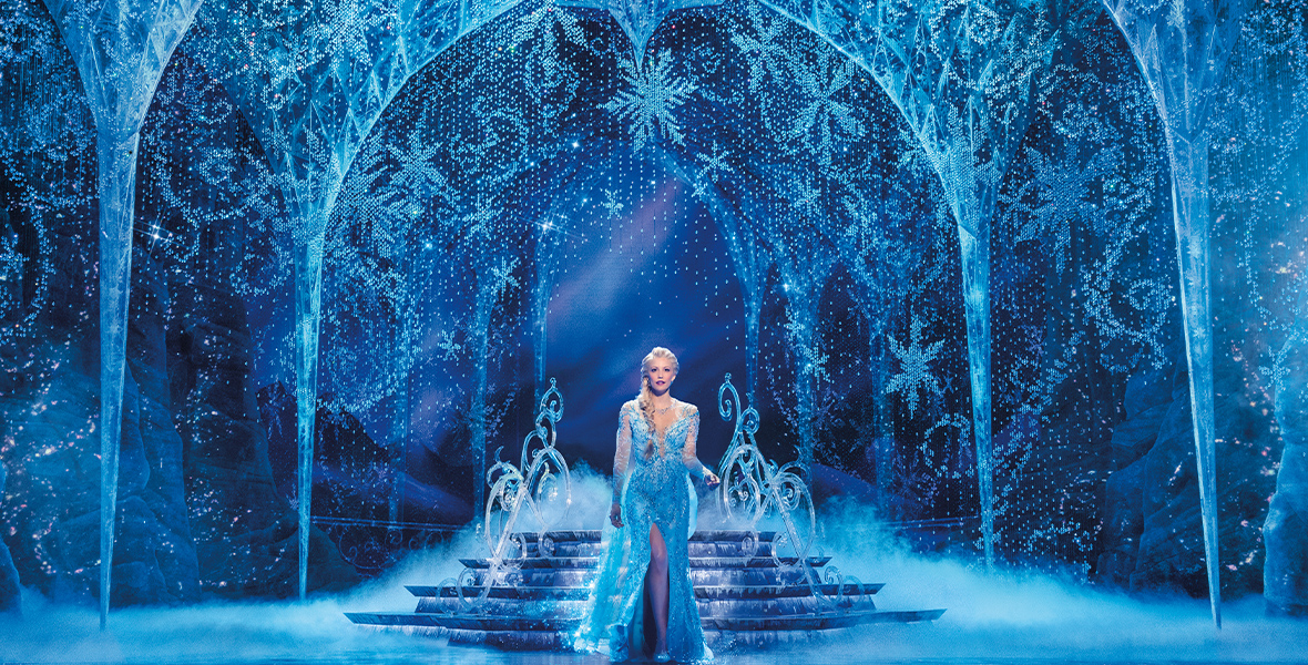 Caroline Bowman as Elsa in Frozen North American Tour - photo by Deen van Meer. © Disney