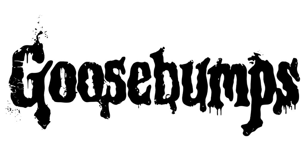 The black Goosebumps logo