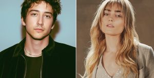 headshots for Milo Manheim and Meg Donnelly
