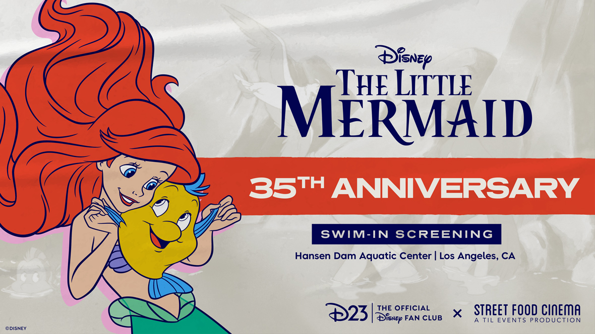The Little Mermaid: 35th Anniversary Swim-in Screening with D23 & Street  Food Cinema - D23