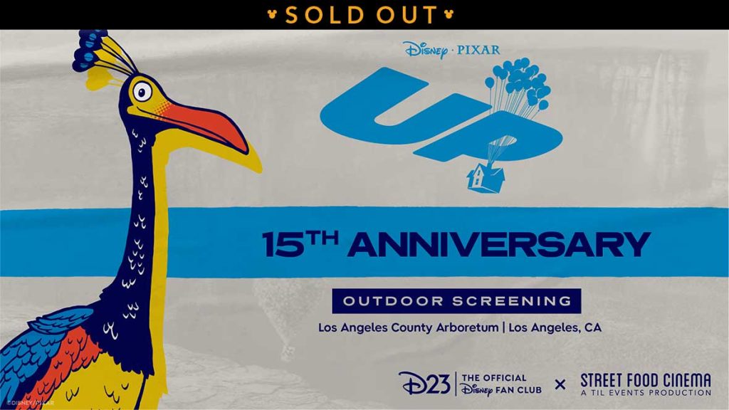 Up: 15th Anniversary Outdoor Screening with D23 & Street Food Cinema