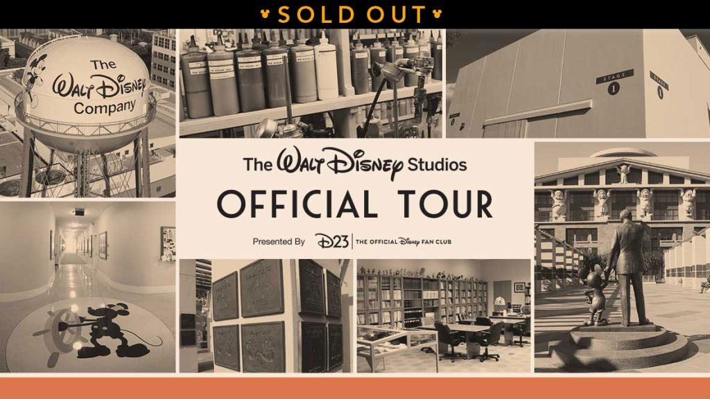 The Official Walt Disney Studios Tour—Presented by D23–July & August 2024