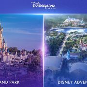 Concept Images show, from right to left, Disneyland Paris and its transformative concept for Disney Adventure World, currently known as Walt Disney Studios Park