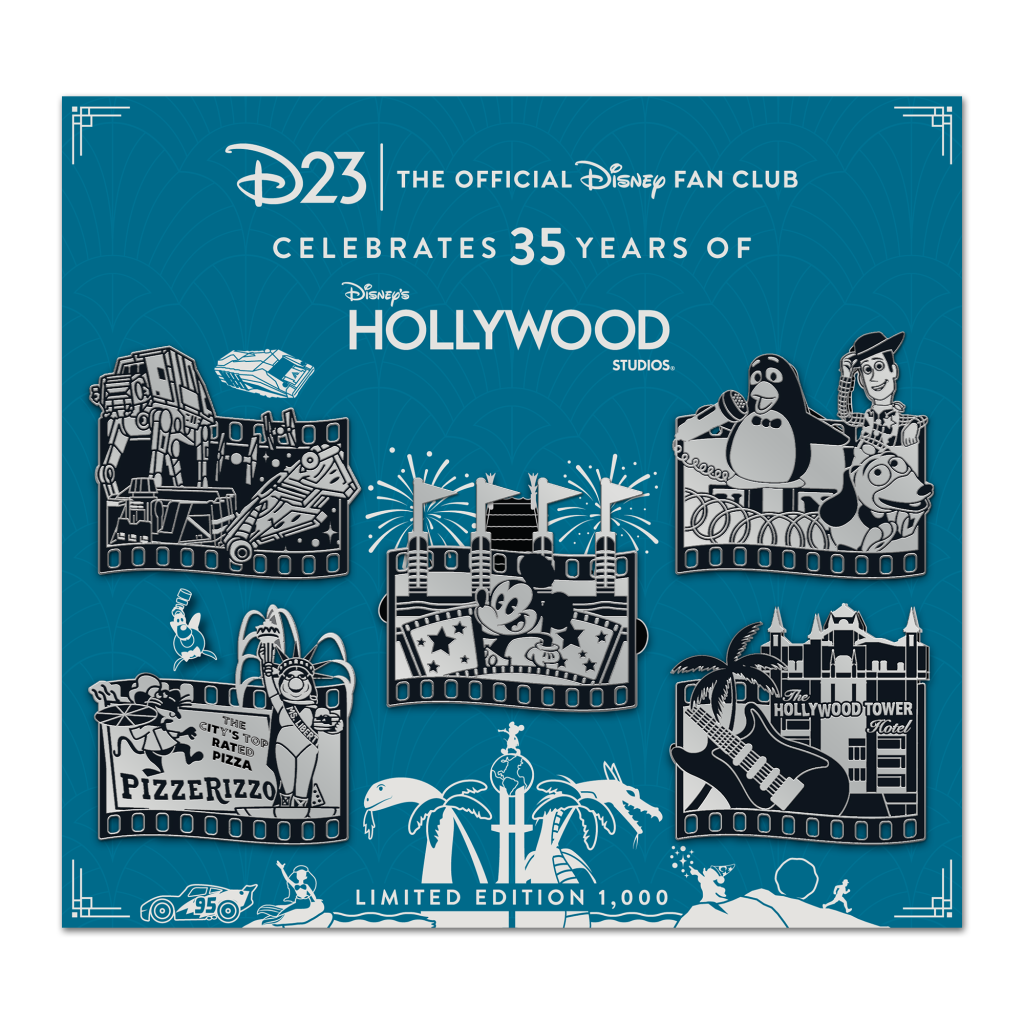 Disney’s Hollywood Studios 35th Anniversary Pin Set