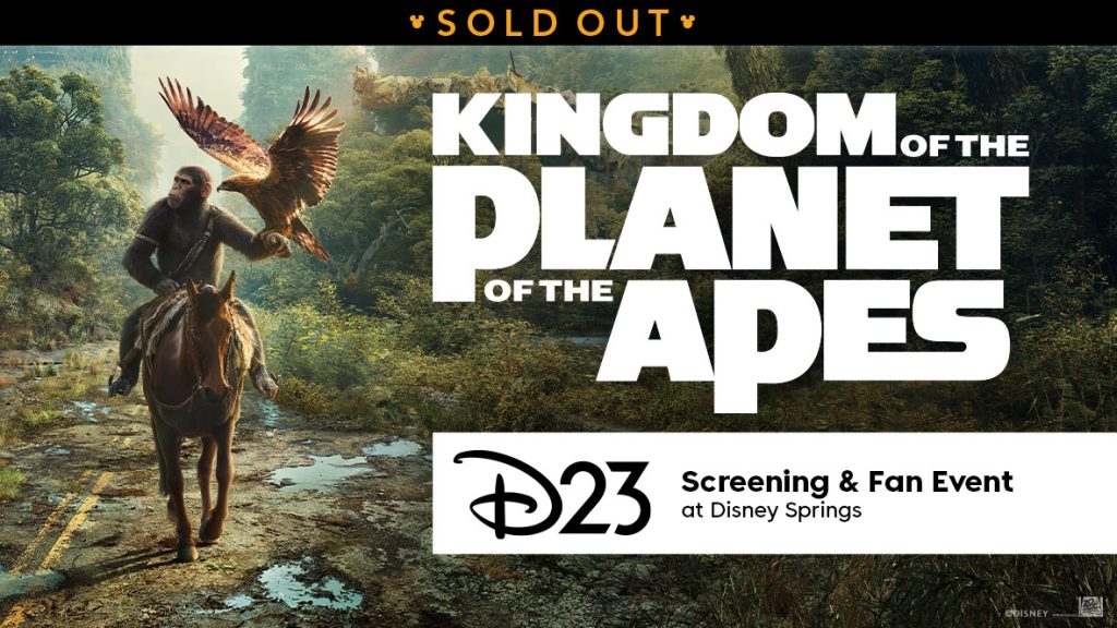 Kingdom of the Planet of the Apes – D23 Fan Event & Advance Screening at Disney Springs