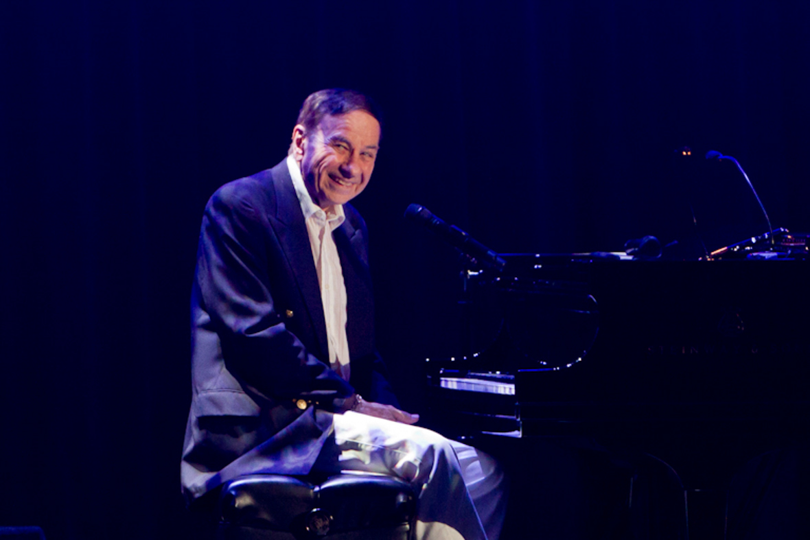 Richard M. Sherman performs onstage at D23 Expo.