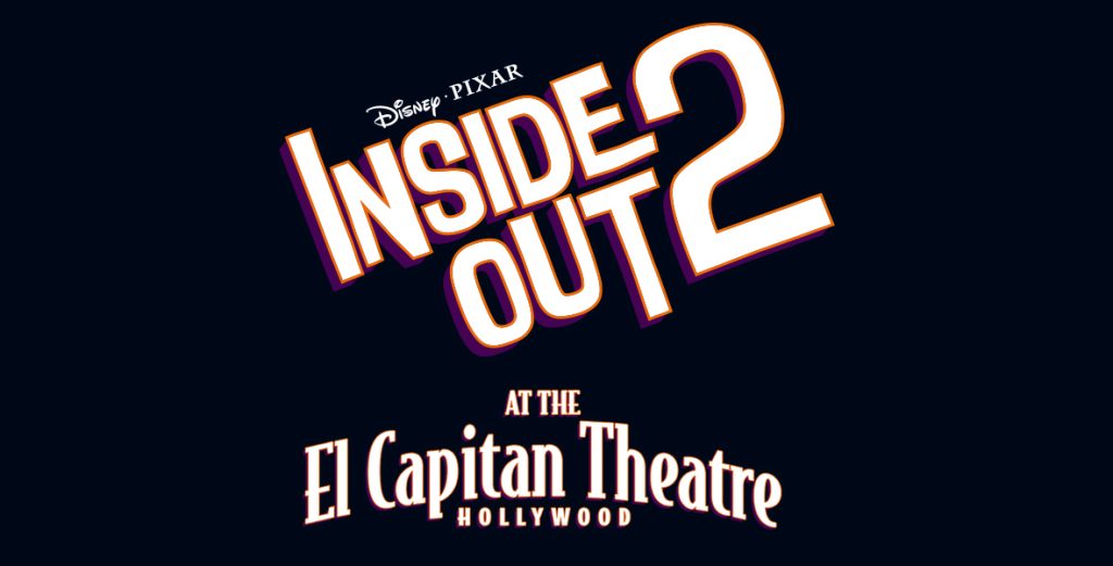 Discounted Tickets for All D23 Members: Inside Out 2 at the El Capitan Theatre!