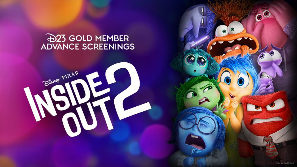 D23 Gold Member Advance Screenings – Inside Out 2