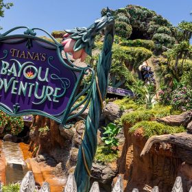The exterior of Tiana's Bayou Adventure at Walt Disney World Resort