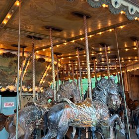 The iconic Griffith Park merry-go-round and organ that inspired Walt Disney to create Disneyland