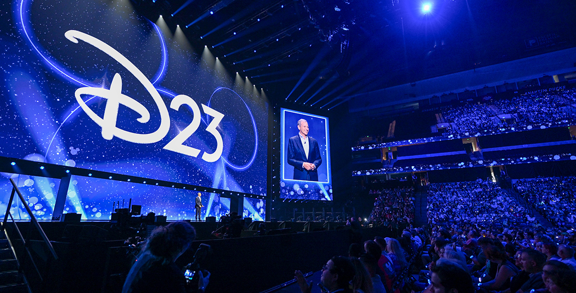 On Friday, August 9, 2024, at the Honda Center, BOB IGER (CHIEF EXECUTIVE OFFICER, THE WALT DISNEY COMPANY) took the stage during the DISNEY ENTERTAINMENT marquee showcase.