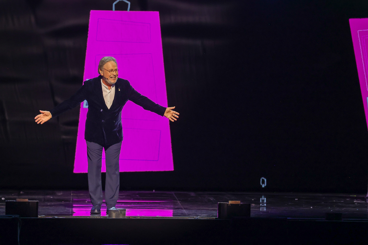 On Saturday, August 10, 2024, at the Honda Center, BILLY CRYSTAL took the stage during the DISNEY EXPERIENCES marquee showcase.