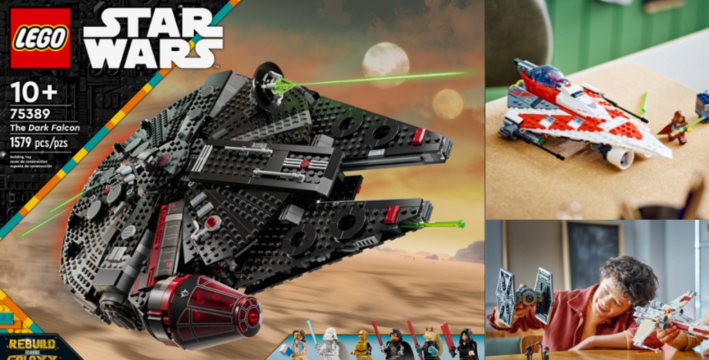 3 New LEGO®️ Star Wars™ Building Sets Inspired by LEGO Star Wars: Rebuild the Galaxy