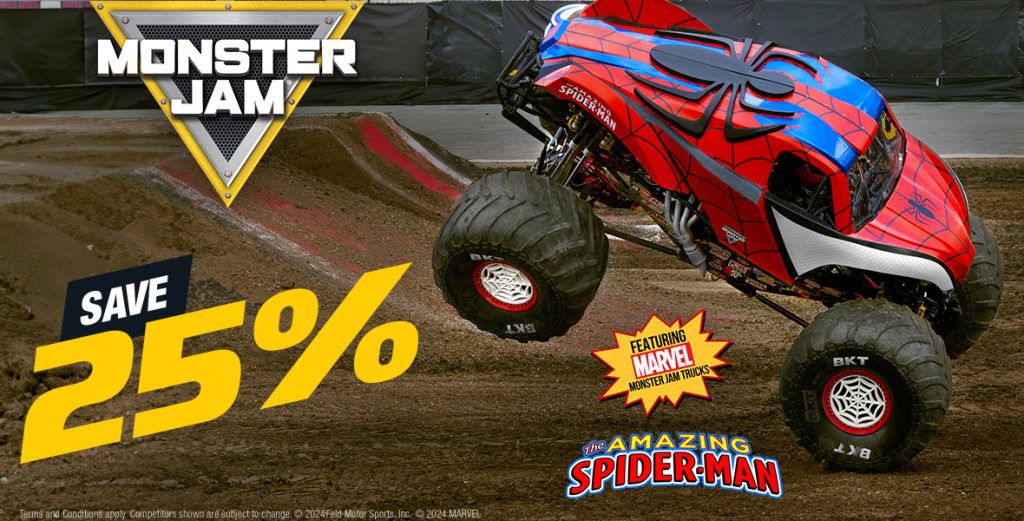 All D23 Members Save on Tickets When Marvel Monster Jam Trucks Assemble in the U.S. for the First Time!