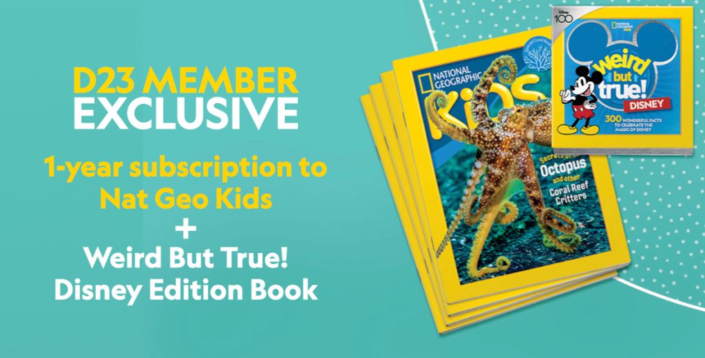 Gift a FREE Weird But True! Disney Edition Book with a Discounted One-Year Subscription to Nat Geo Kids