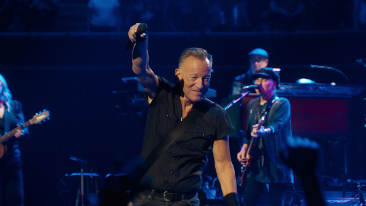 Bruce Springsteen performs onstage in Road Diary.