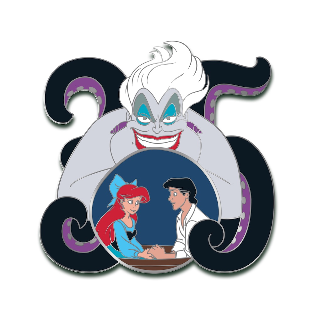 The Little Mermaid 35th Anniversary Glow-in-the-Dark Pin