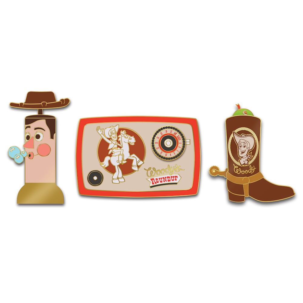 Toy Story 2 25th Anniversary Woody’s Roundup Pin Set