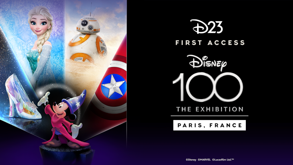 D23 First Access to Disney100: The Exhibition in Paris, France