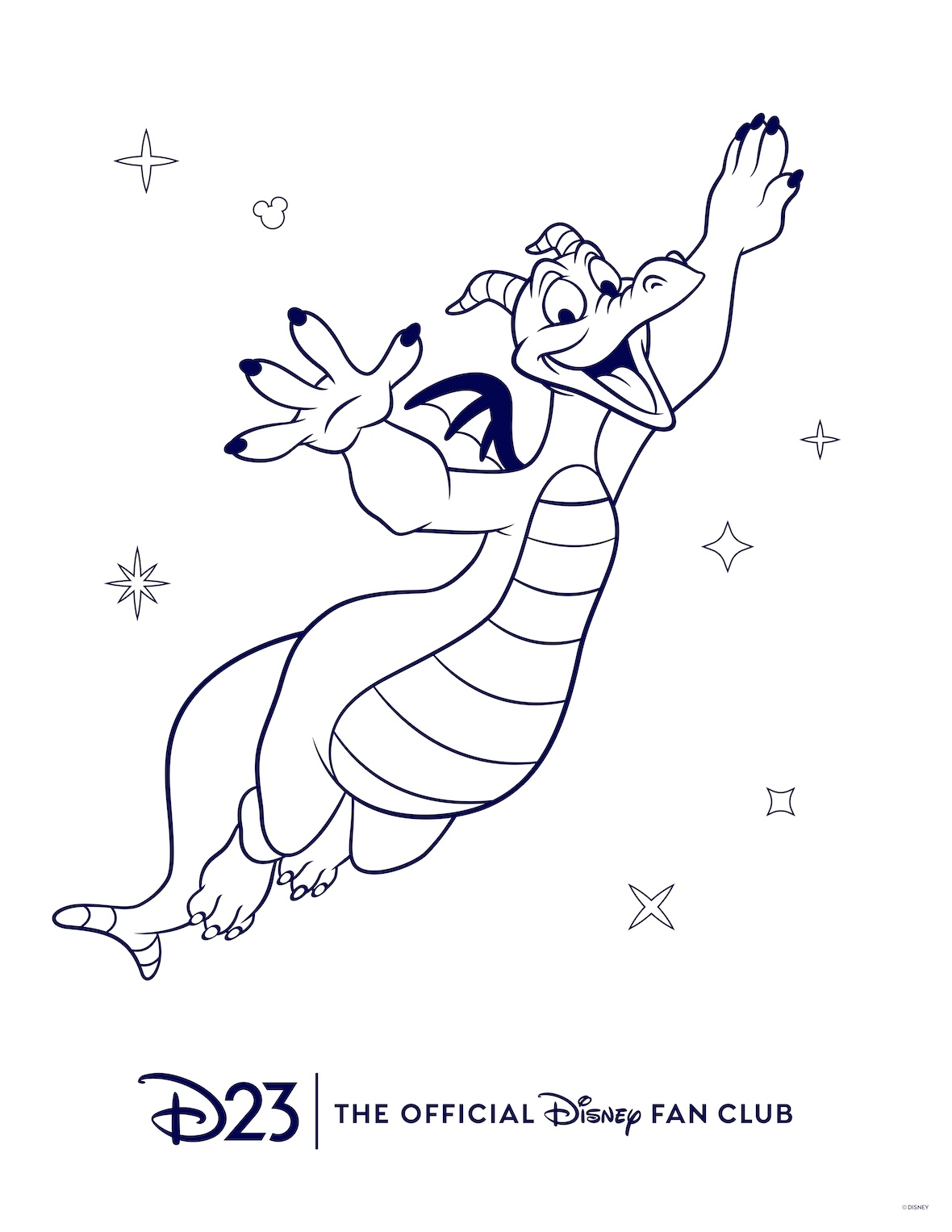 D23 Coloring Book - Figment D23 Coloring Book - Figment