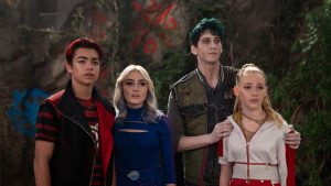 In ZOMBIES 4: Dawn of the Vampires, tensions flare when Zed, played by Milo Manheim, and Addison, played by Meg Donnelly, find themselves acting as camp counselors between two opposing supernatural factions.