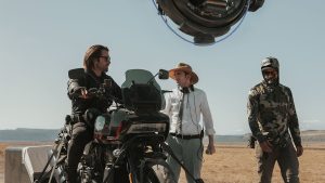 (L-R) Sebastian Stan and director Jake Schreier on the set of Marvel Studios' Thunderbolts*