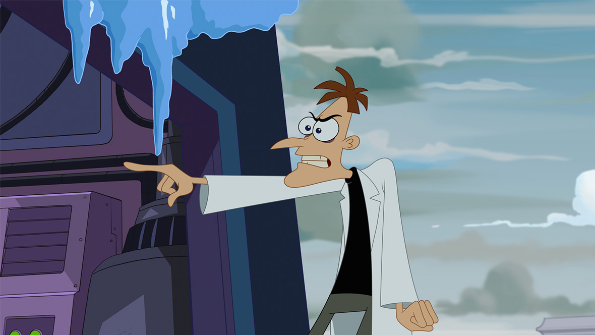 Dr. Doofenschmirtz is determined as ever to control the tristate area in Phineas and Ferb.