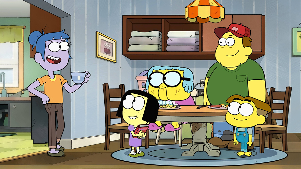 In Big City Greens' 100th episode, Gloria, Tilly, Gramma Alice, Bill, and Cricket realize they are "on the precipice of a major milestone event" — their 100th adventure.