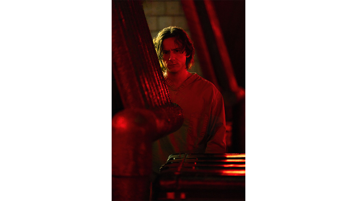 Bob (Lewis Pullman) hides in the shadows in Marvel Studios' Thunderbolts*.