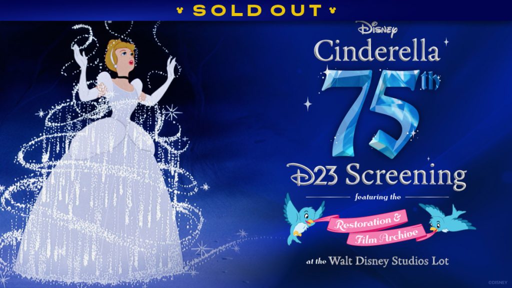 Cinderella 75th Anniversary Screening at The Walt Disney Studios Lot