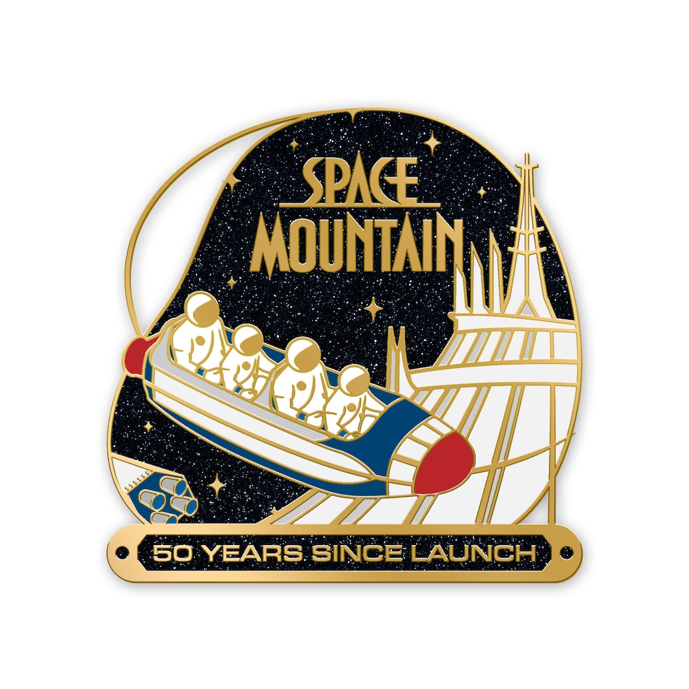Space Mountain 50th Anniversary Limited Edition Pin