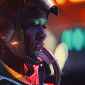 Riri Williams, played by Dominique Thorne, suits up in Marvel Television's Ironheart.